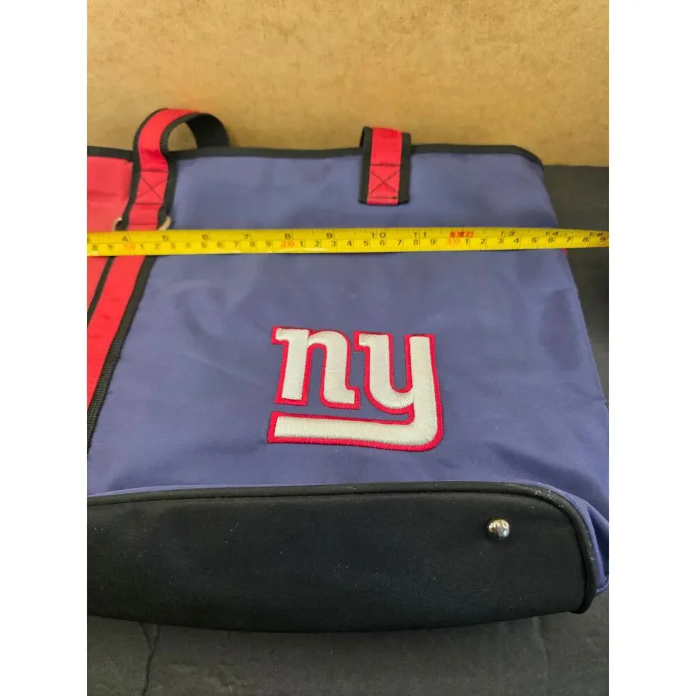 Charm14 New York Giants canvas carryall tote bag